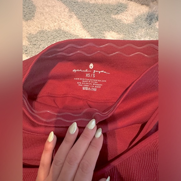 2 piece Spiritual Gangster seamless leggings and sports bra matching set - Picture 3 of 4